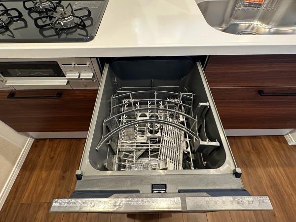 食洗機標準装備で家事の時短が叶います