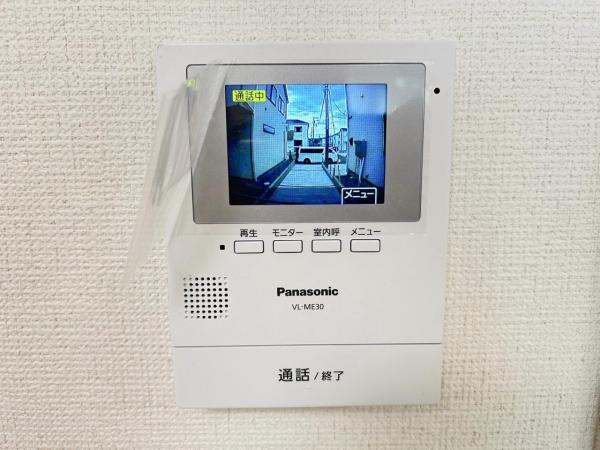 TVモニター付きインターフォン 【設備】防犯設備
