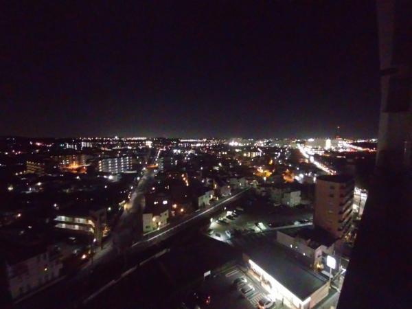 バルコニーからの眺望(夜景） 【内外観】住戸からの眺望写真