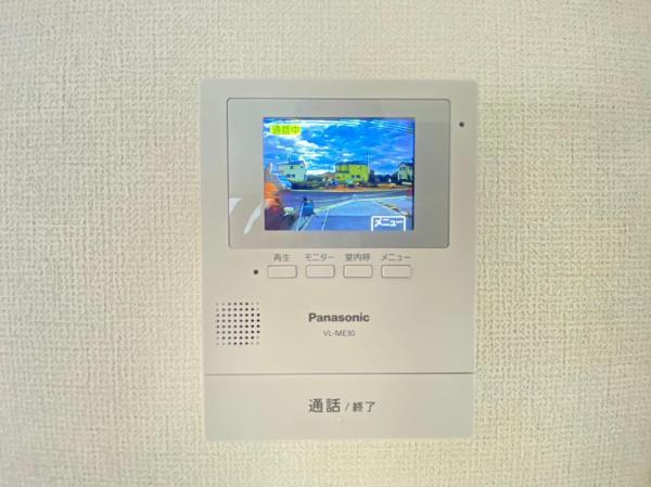 TVモニター付きインターフォン 【設備】防犯設備