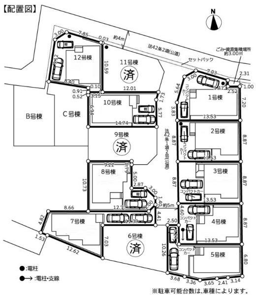 区画図 【内外観】全体区画図